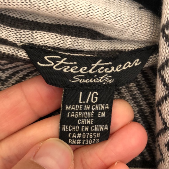 Streetwear Society open Aztec style sweater - Picture 4 of 11